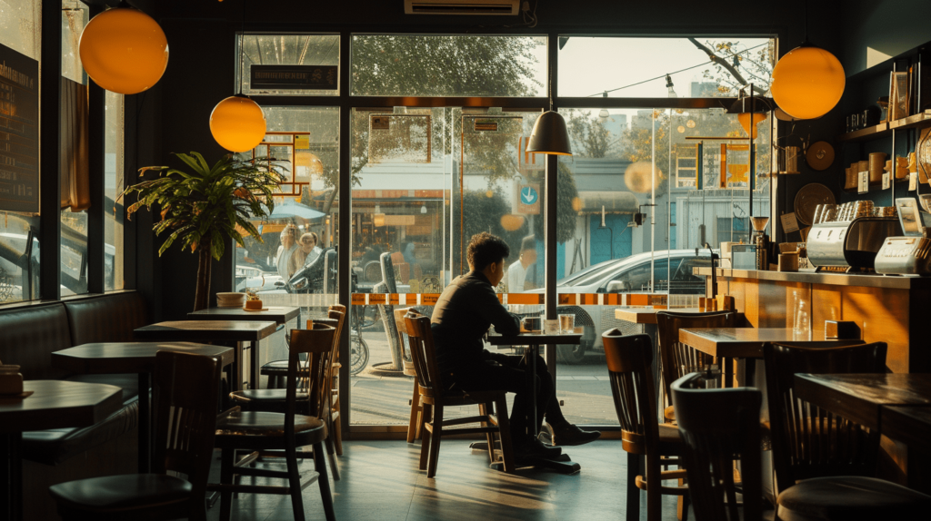 個人経営のカフェの滞在時間に関する特徴やマナー