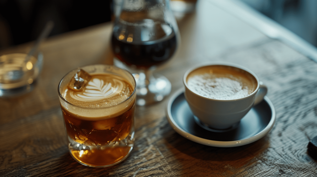 コーヒー以外のアンチエイジング飲料との比較