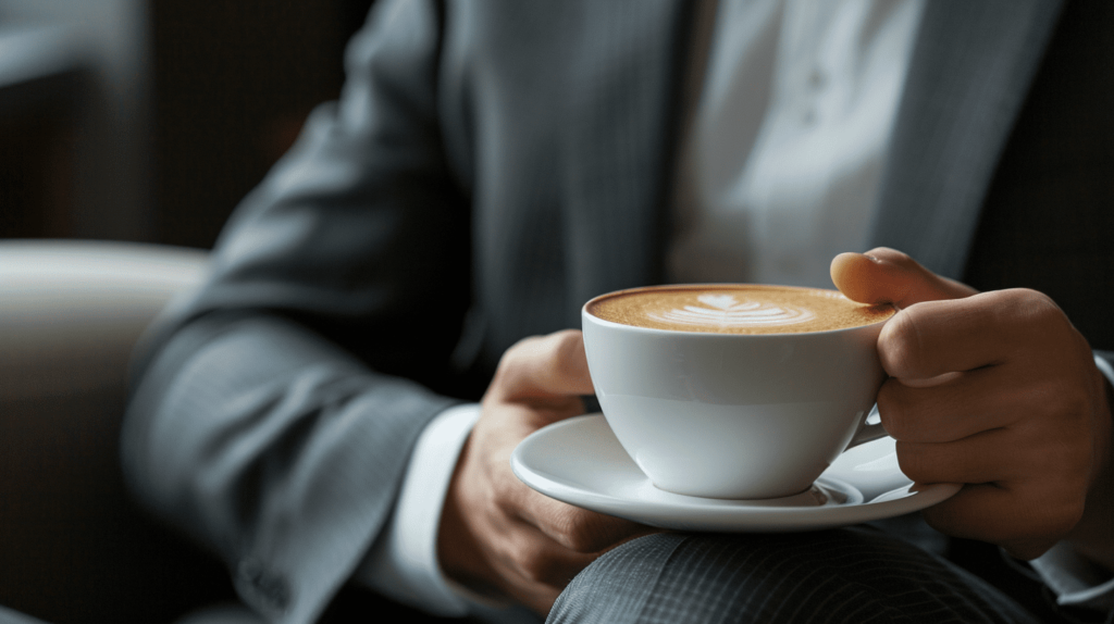 健康への利点と朝コーヒーの成分