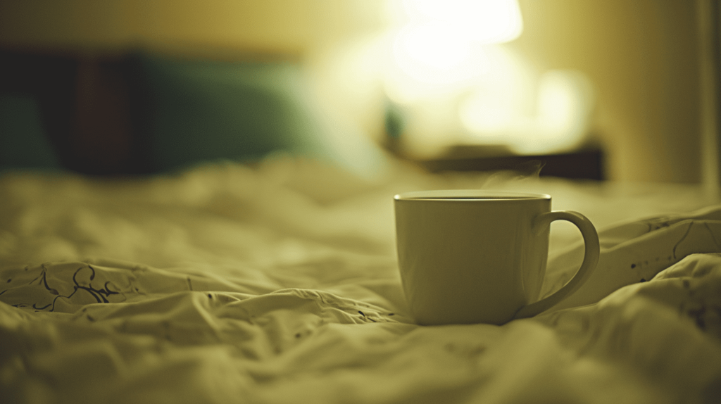 食後のコーヒーが寝つきに与える影響