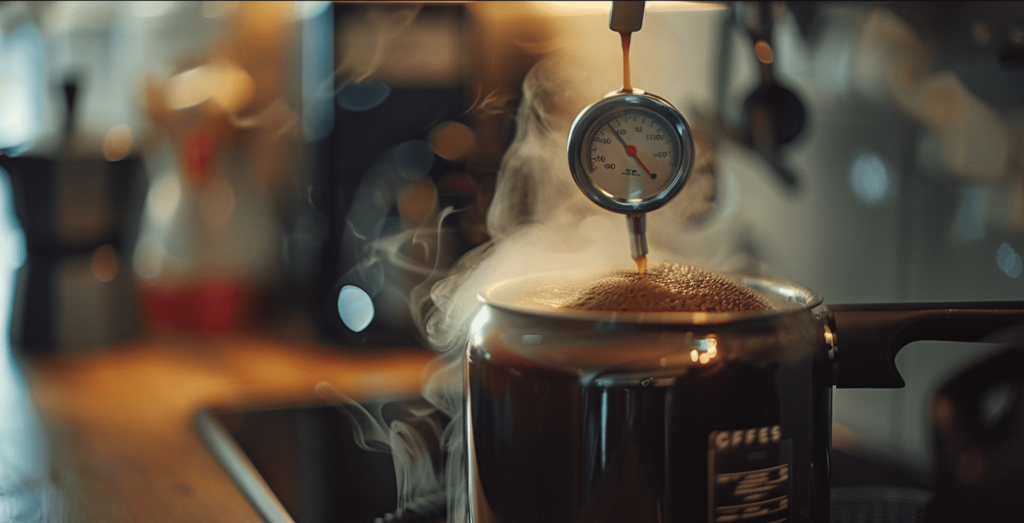 コーヒーの温度と酸味との関係