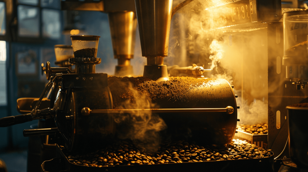 コーヒー豆の焙煎機の種類について