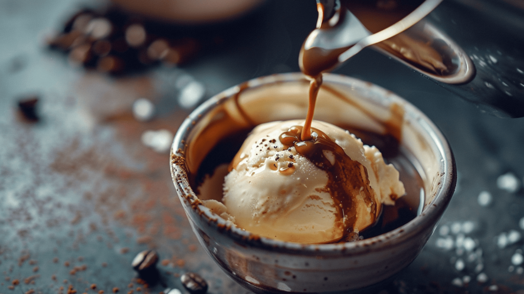 バニラアイスとコーヒーで作るアフォガードの魅力
