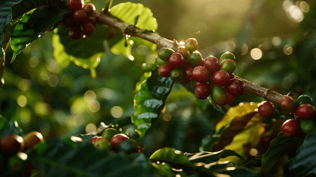 コーヒーの木の実の収穫時期と方法